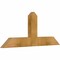 Ekena Millwork Portland Rough Sawn Timber Gable Bracket, Western Red Cedar, 36"W x 15"H x 2"D x 4"F, 10/12 Pitch GBW036X15X0204POR00RWR - alternate 3